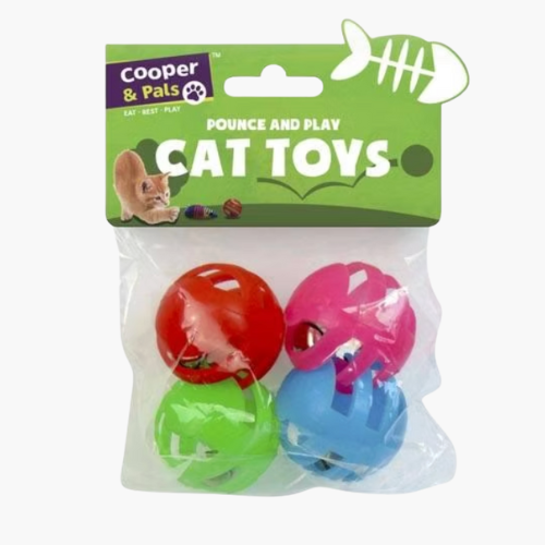 Bounce and Play Cat Balls – Interactive Chase Toy Balls for Cats & Kittens