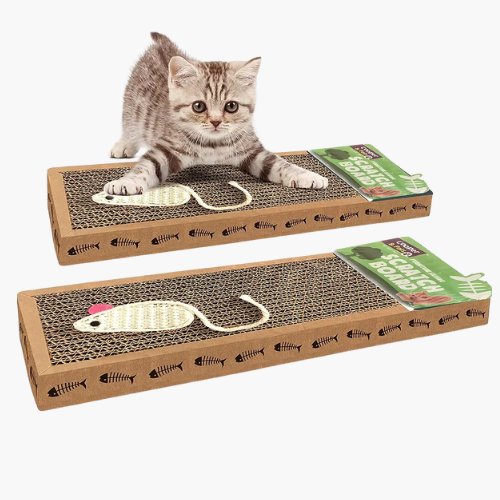 Mouse Scratch Mat – Interactive Cat Scratching Toy for Cats & Kittens