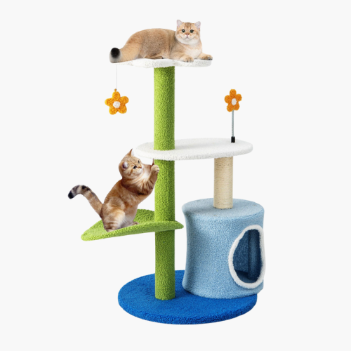 4-Tier Modern Cat Tree Tower