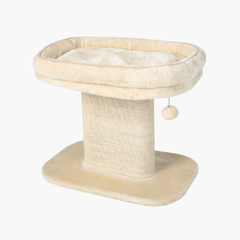 2-Tier Cat Tree with Sleeping Perch Sisal Scratching Plate and Ball