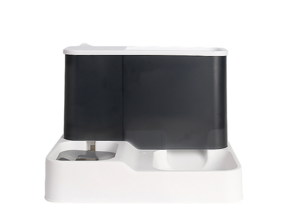 2-in-1 Pet Feeder Food & Water Dispenser – Automatic Bowl with Bottle for Cats & Dogs