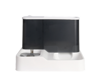 2-in-1 Pet Feeder Food & Water Dispenser – Automatic Bowl with Bottle for Cats & Dogs