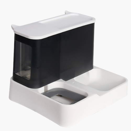 2-in-1 Pet Feeder Food & Water Dispenser – Automatic Bowl with Bottle for Cats & Dogs