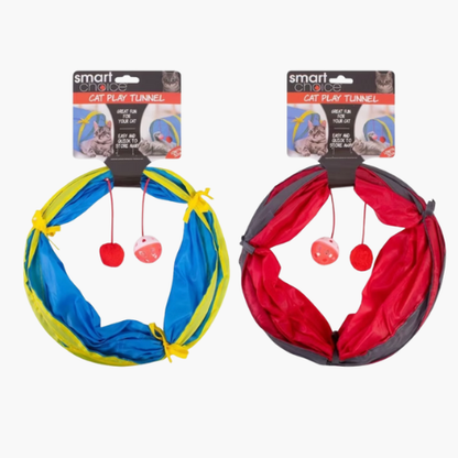 Cat Tunnel with Interactive Balls – Play Tunnel & Chase Toys for Cats & Kittens